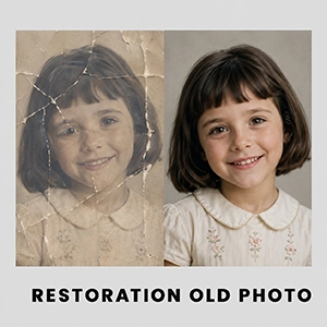 2D Flat, Revive Your Precious Memories: Expert Photo Restoration And Repair for Portraits And Keepsakes