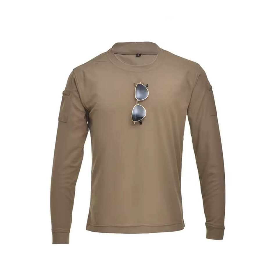 Men's T-shirt Casual Short Sleeved Tees Long Sleeve O Neck Sweat Absorbent Combat T-shirt Hunt Airsoft T Shirts Hunting