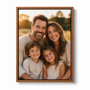 Personalized Family Framed Canvas Print
