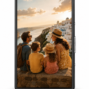 Personalized Photo RFID Card Wallet – Black