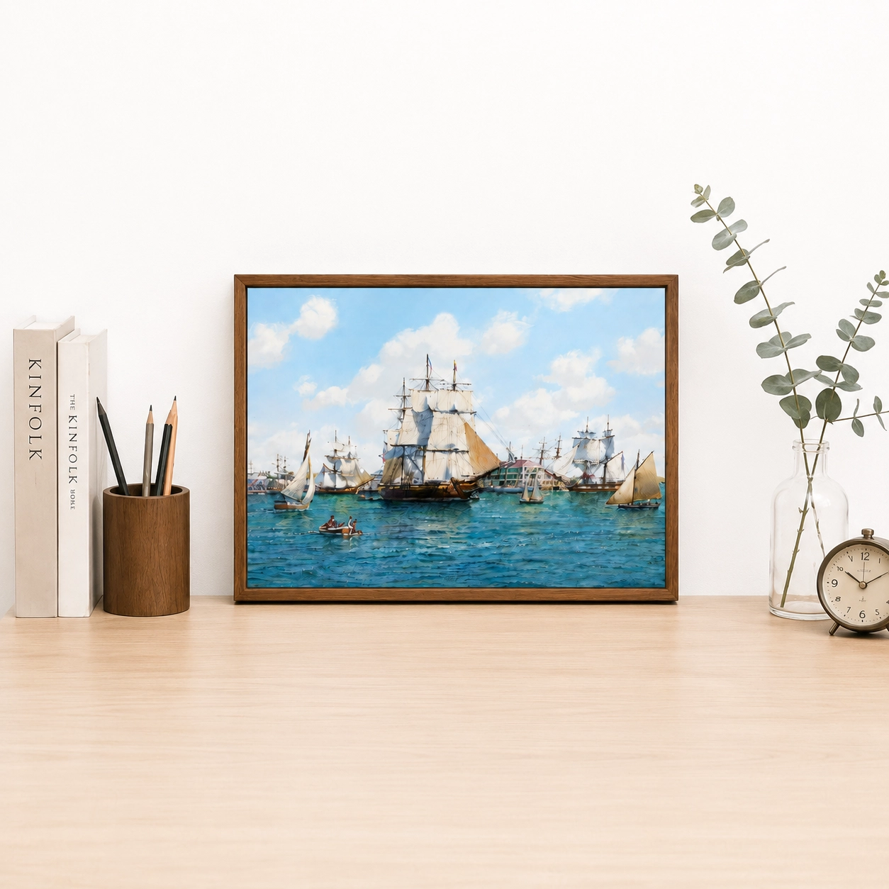 Personalized Couple Framed Canvas Print