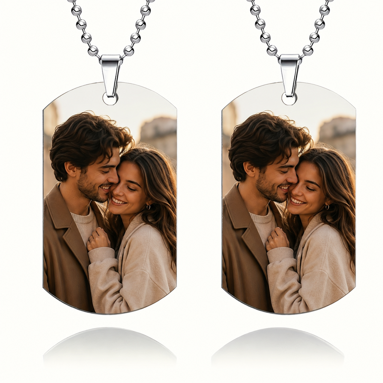 Personalized Photo Dog Tag Necklace