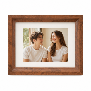 Personalized Wooden Photo Frame – 7 Inch Custom Tabletop Picture Frame