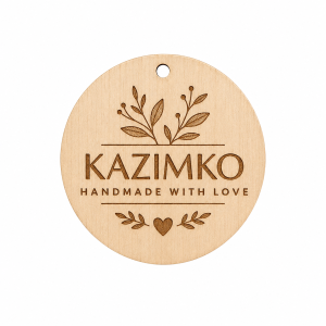 Personalized Round Wooden Tags