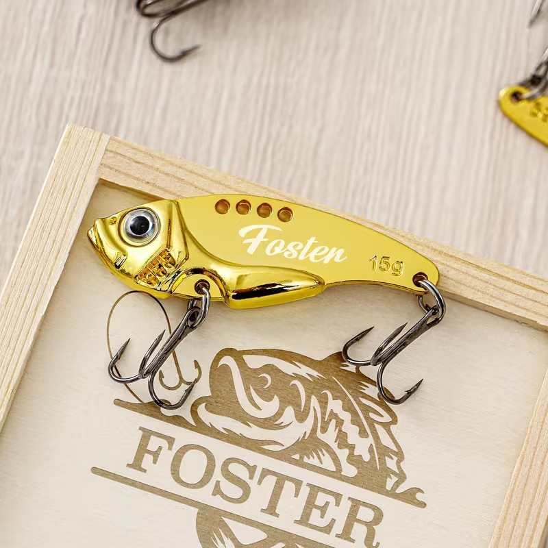 Personalized Metal Vibration Fishing Lure – 15g