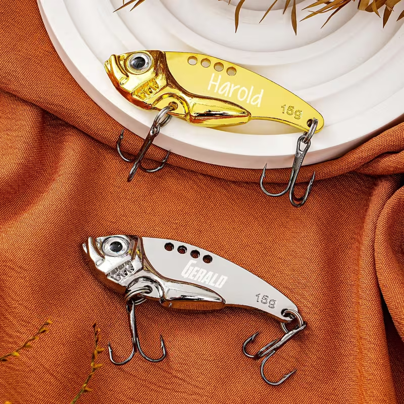 Personalized Metal Vibration Fishing Lure – 15g