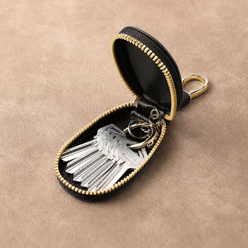 Personalized Zippered Car Key Pouch