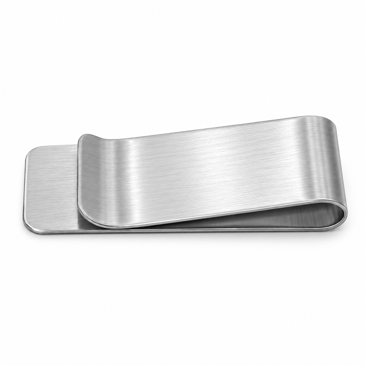 Personalized Stainless Steel Money Clip – Custom Engraved Name or Initials