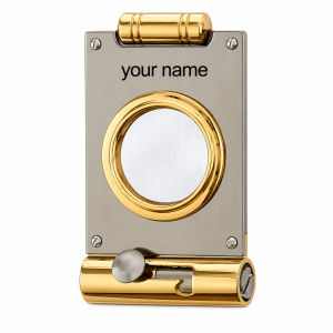 Personalized Cigar Cutter with Punch – Custom Engraved 2-in-1 Accessory