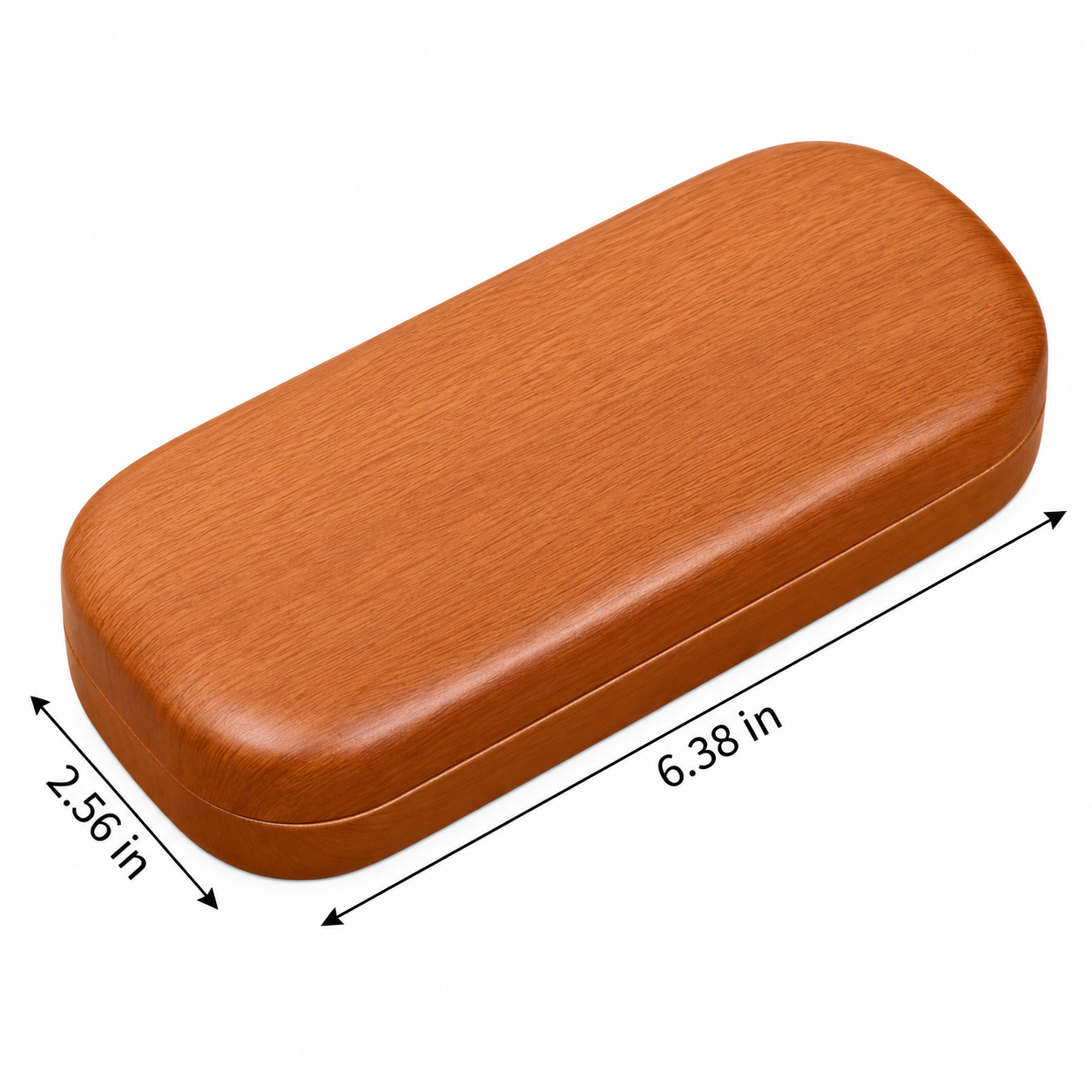 Personalized Wooden Eyeglasses Case with Name Engraving