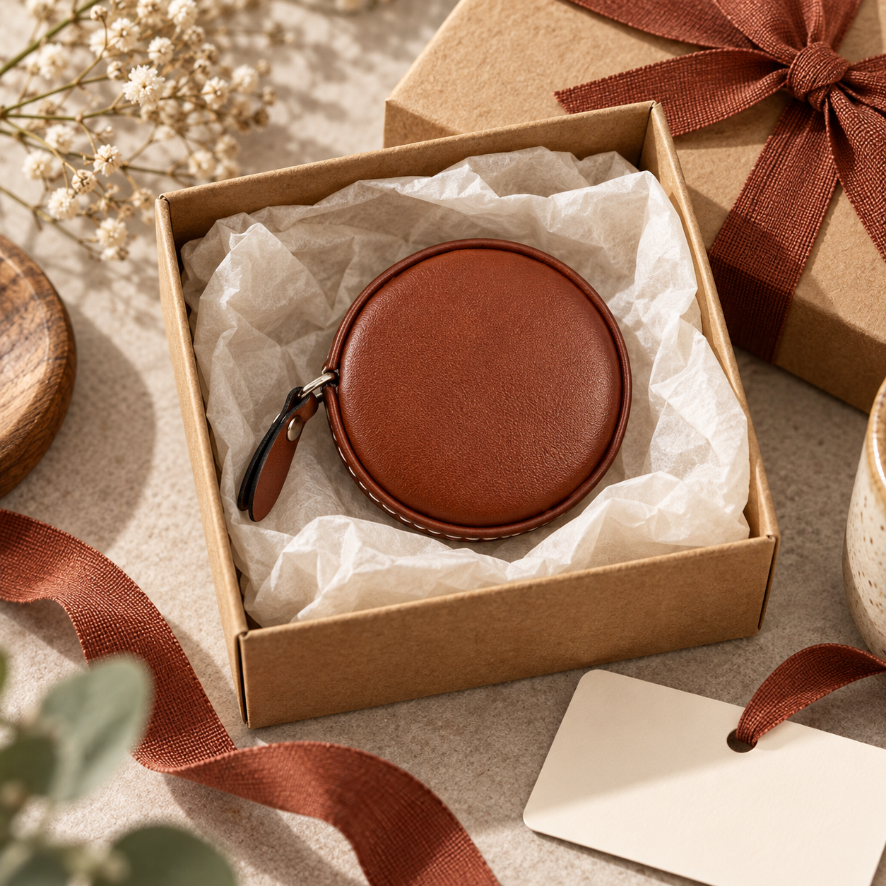Personalized Round Tape Measure – Custom Name Sewing & Knitting Gift
