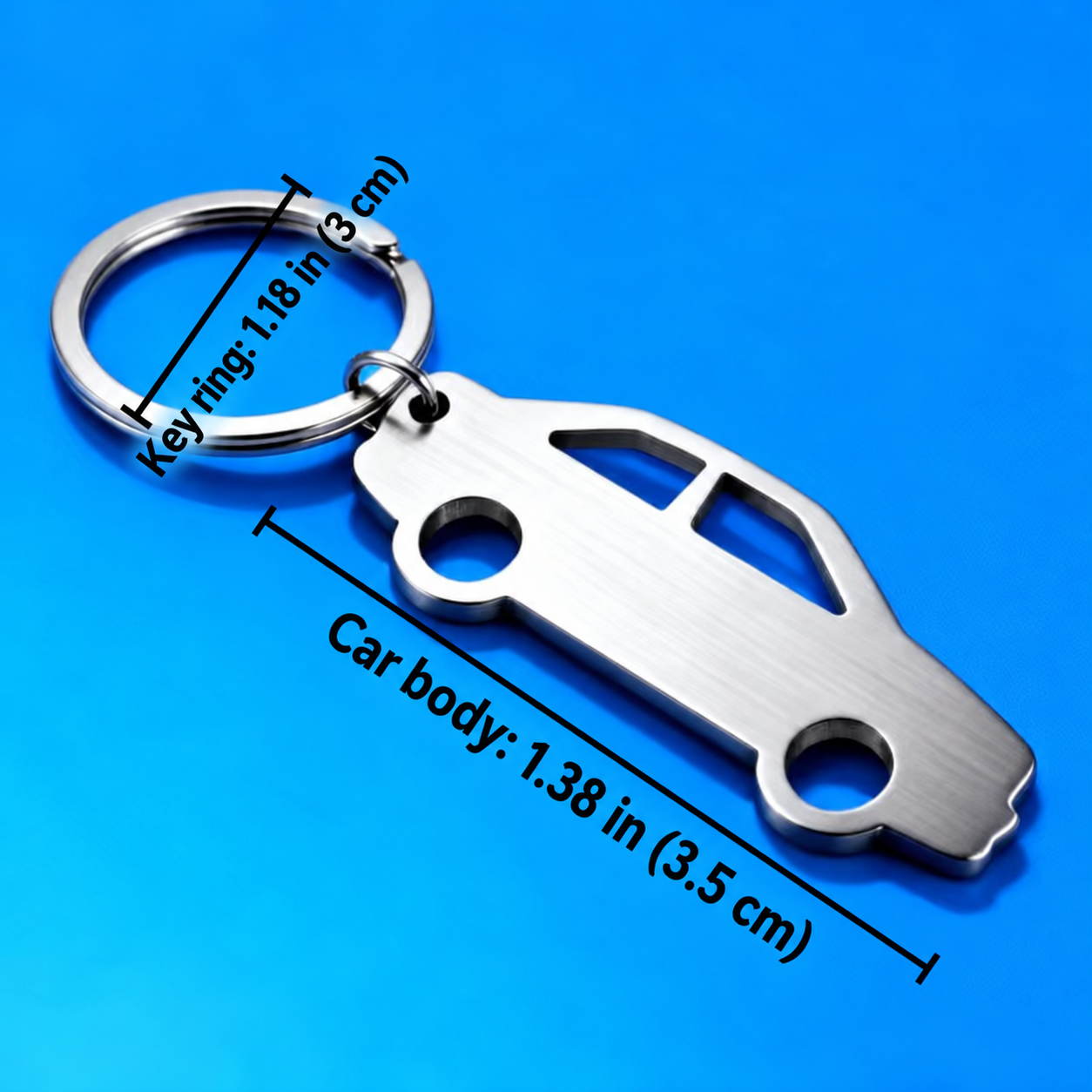 Personalized Car Keychain with Custom Engraving