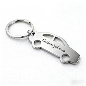Personalized Car Keychain with Custom Engraving