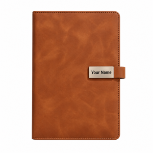 Personalized A5 Notebook – Custom Engraved Nameplate Journal