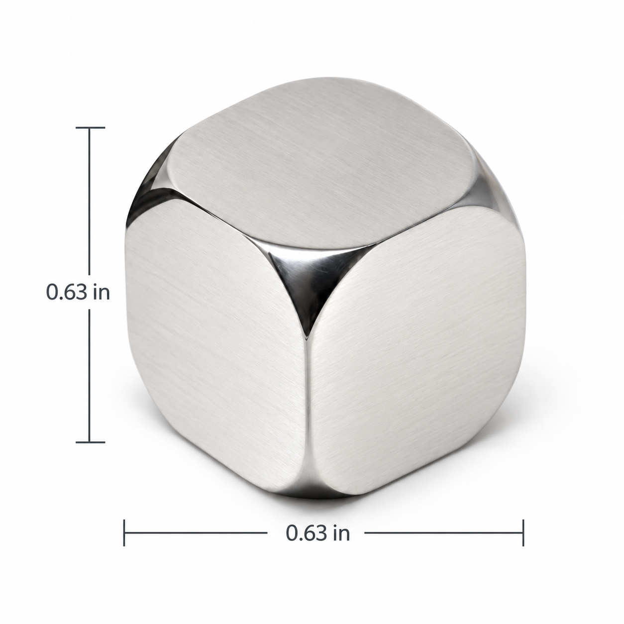 Personalized Six-Sided Metal Cube – Custom Laser Engraved Keepsake