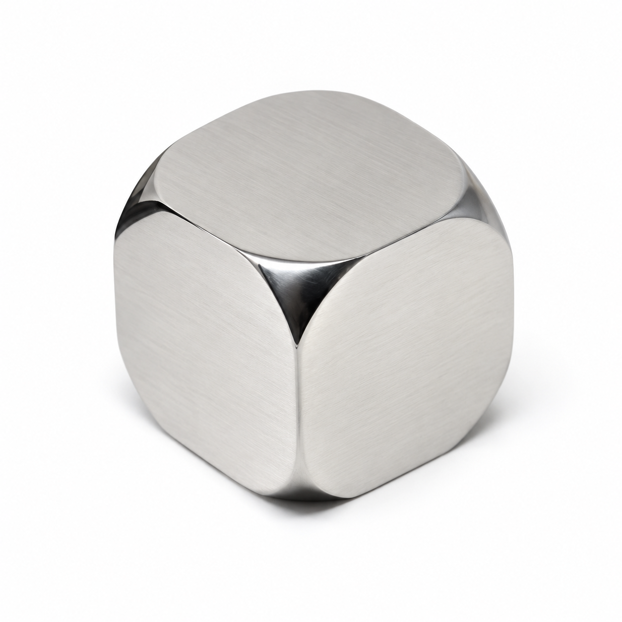 Personalized Six-Sided Metal Cube – Custom Laser Engraved Keepsake